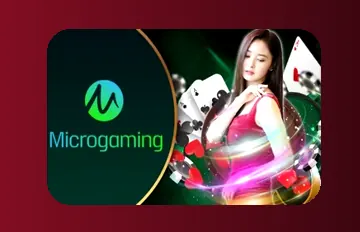 โลโก้ค่าย Microgaming ในระบบเกมของ 78WIN